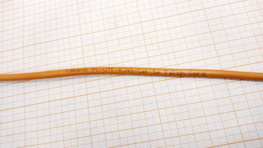 218-215-001 Патч-корд Cabeus  PC-UTP-RJ45-CAT.5E-2M-OR #2