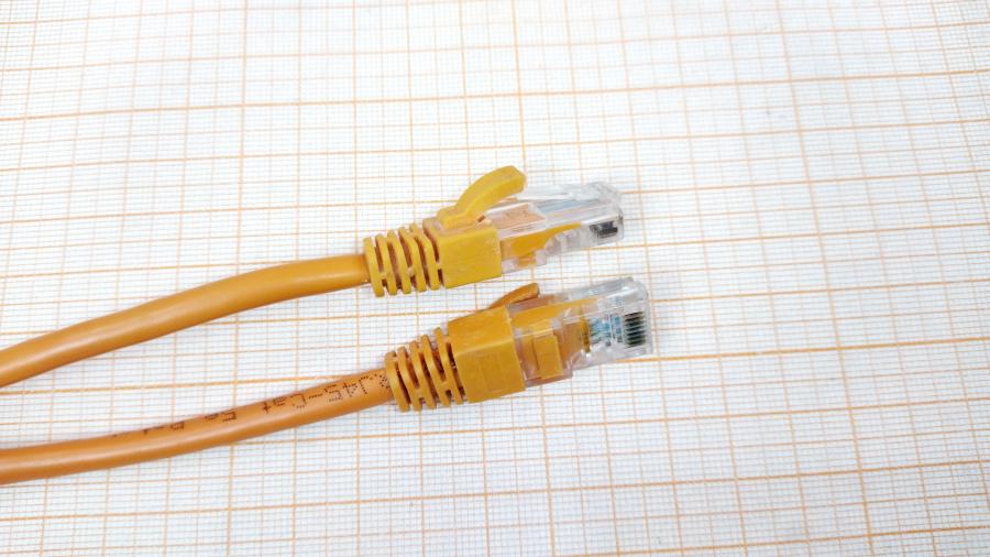 218-215-001 Патч-корд Cabeus  PC-UTP-RJ45-CAT.5E-2M-OR #3