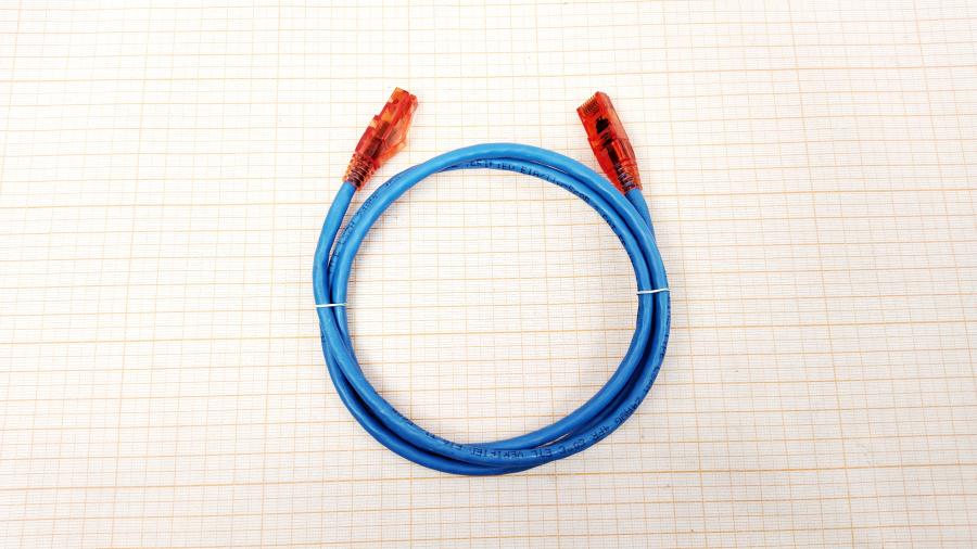 218-217-001 Патч-корд HYPERLINE PC-LPM-UTP-RJ45-RJ45-C5e-1M-LSZH-BL #1