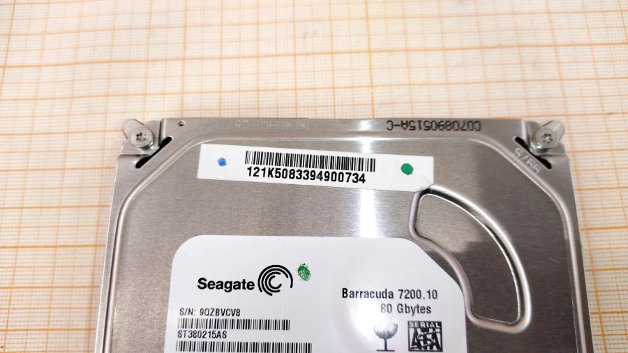 173-283-002 HDD для печатающих устройств SEAGATE ST380215AS #4