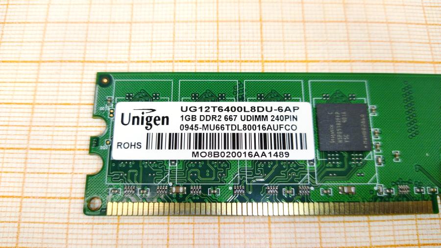 173-284-001 Модуль памяти для МФУ Unigen UG12T6400L8DU-6AP #3