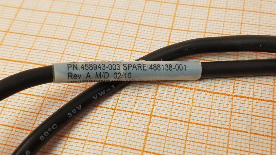 139-202-001 Кабель Cache Battery HP 458943-003 #2