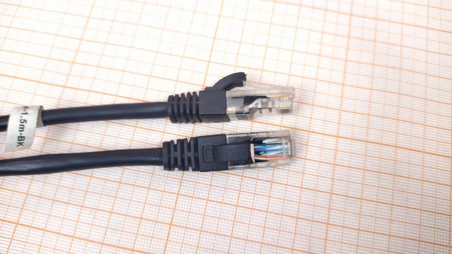 218-229-001 Патч-корд Cabeus PC-UTP-RJ45-CAT.5E-1.5M-BK #2