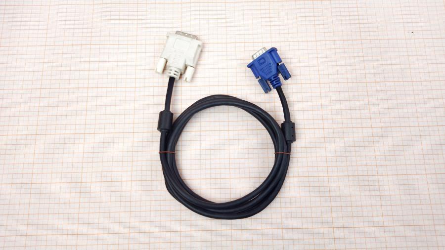 218-232-001 Кабель DVI для ЖК мониторов  DVI-A (M) - VGA (M) 1.8m fb #1