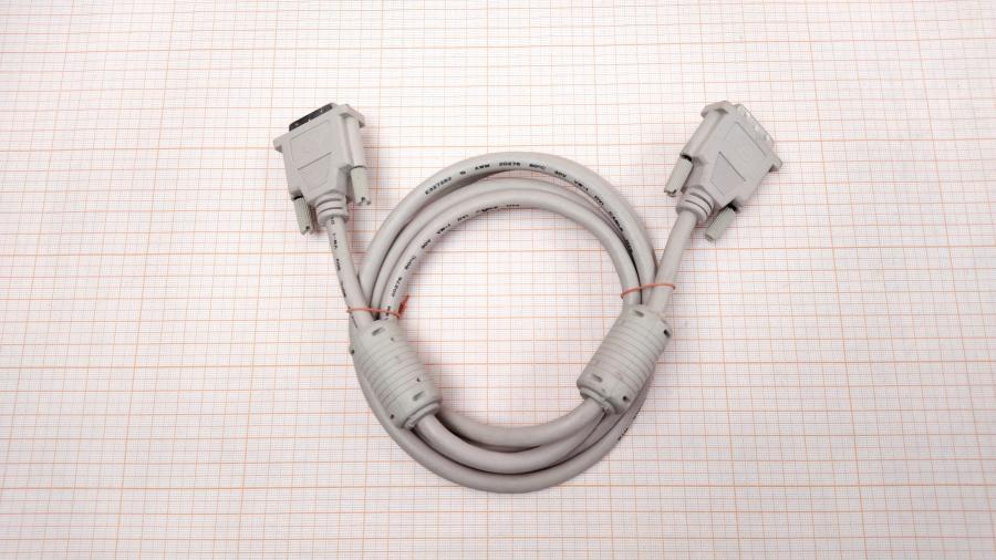 218-235-001 Кабель DVI для ЖК мониторов  DVI-D (M) - DVI-D (M) 1.8m Dual link fb #1