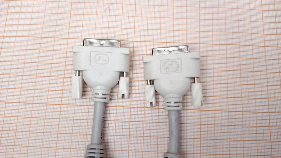 218-236-001 Кабель DVI для ЖК мониторов  DVI-I (M) - DVI-I (M) 1.8m Single link gy fb #2