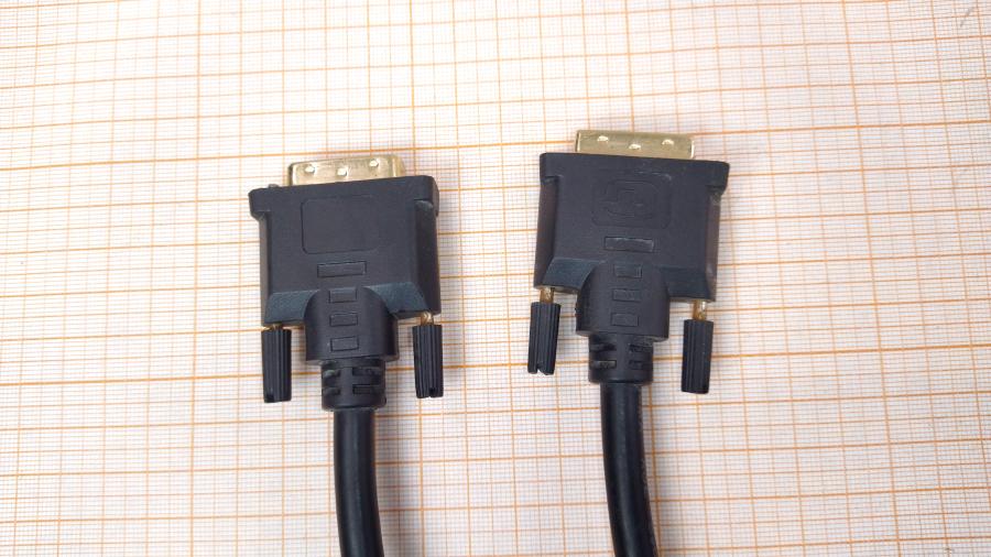 218-235-002 Кабель DVI для ЖК мониторов  DVI-D (M) - DVI-D (M) 1.8m Dual link fb #2