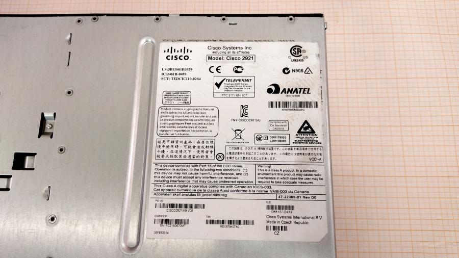 217-138-002 Маршрутизатор CISCO 2921 #18
