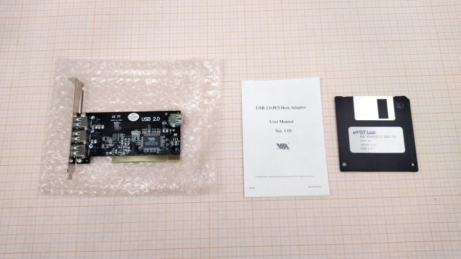 219-106-001 Контроллер PCI USB STLAB VIA6202-2 #11
