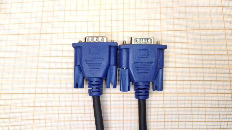 218-240-001 Кабель SVGA 15M/15M  VGA 15M - VGA 15M 1.5m fr #2