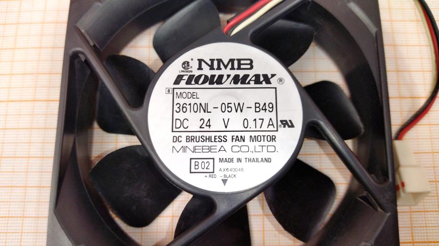 219-114-001 Вентилятор NMB 3610NL-05W-B49 #2
