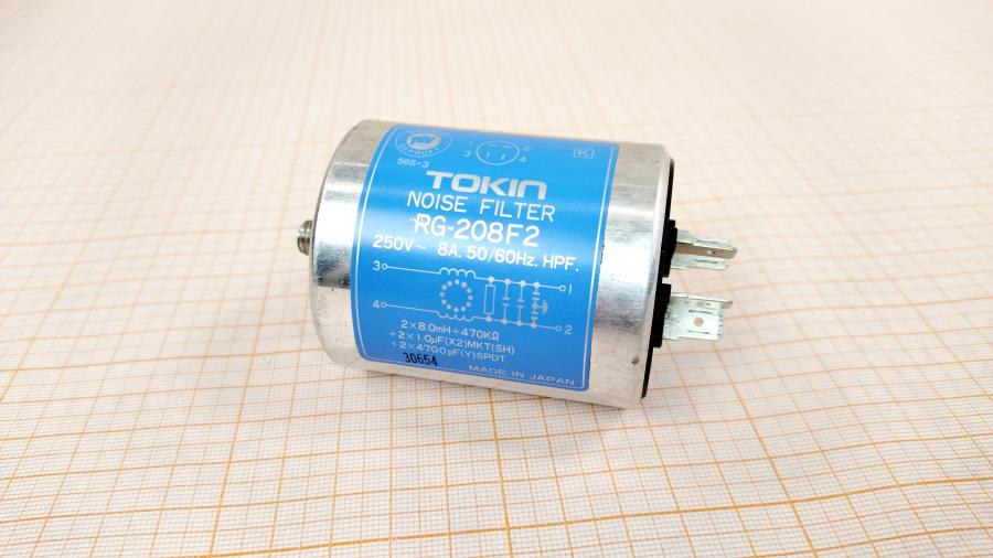 219-115-001 Сетевой фильтр TOKIN RG-208F2 #1