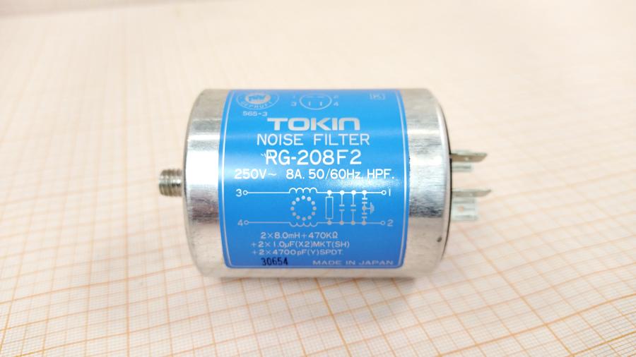 219-115-001 Сетевой фильтр TOKIN RG-208F2 #2