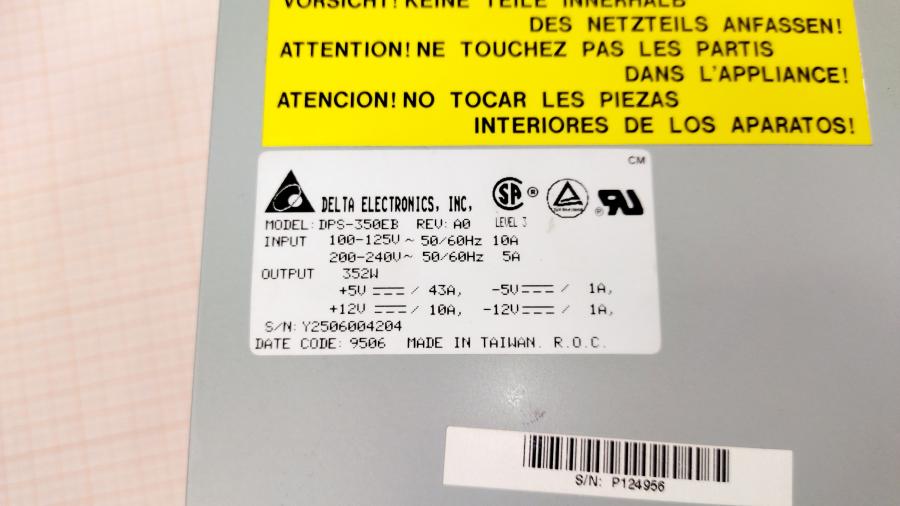 219-120-001 Блок питания AT DELTA DPS-350EB #2