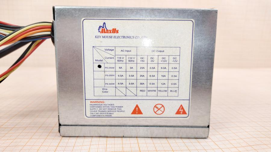 219-124-001 Блок питания AT  MaxUs PS-230W #2