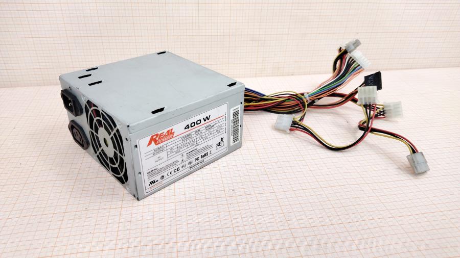 219-141-001 БП ATX v2.0  REAL POWER CG-400W R11 ATX v2.03 #1