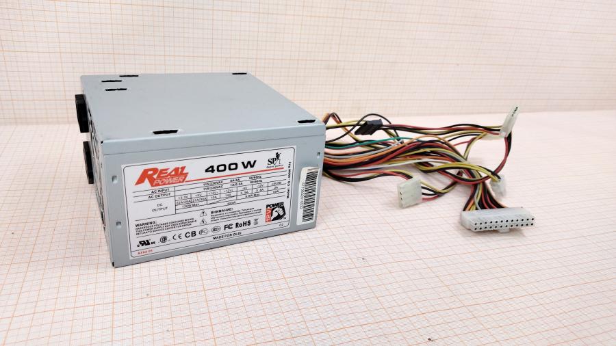 219-145-001 БП ATX v2.0  REAL POWER CG-400W R11 ATX v2.01 #1