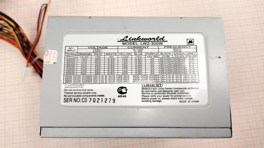 219-148-001 БП ATX v1.X LINKWORLD LW2-300W #2