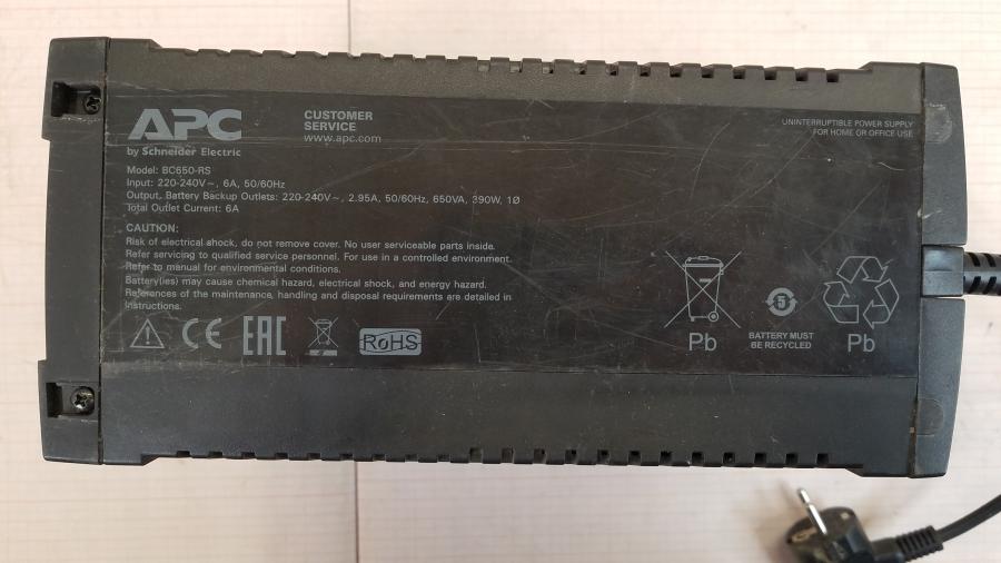 218-251-001 Источник бесперебойного питания APC Back-UPS 650VA #3
