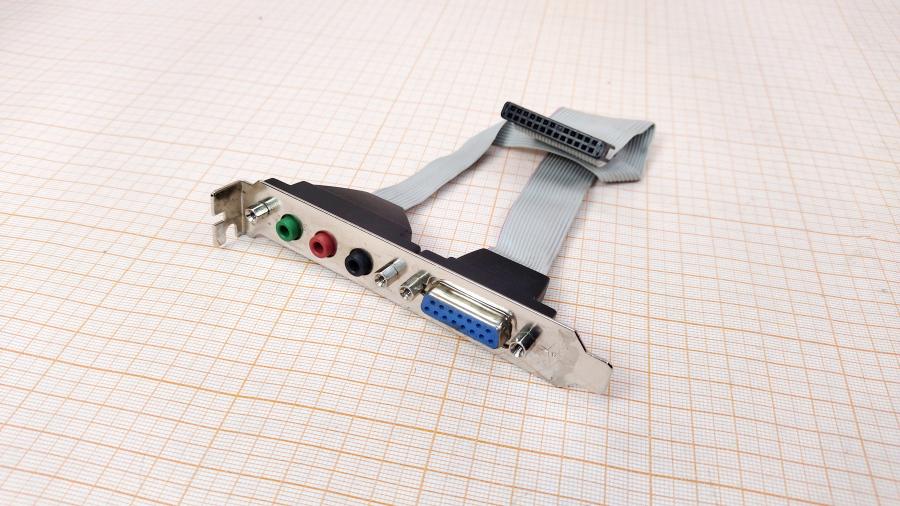 219-163-001 Планка расширения  Gameport MIDI + 3x MiniJack 3.5 (F) #1