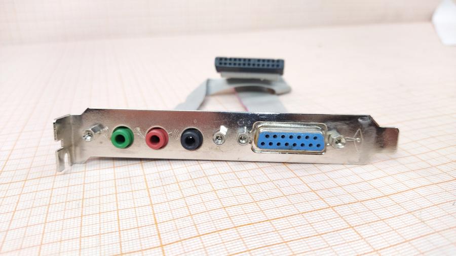 219-163-001 Планка расширения  Gameport MIDI + 3x MiniJack 3.5 (F) #2