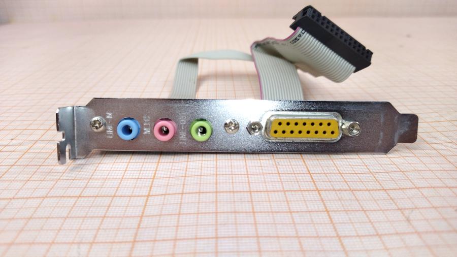 219-163-002 Планка расширения  Gameport MIDI + 3x MiniJack 3.5 (F) #2