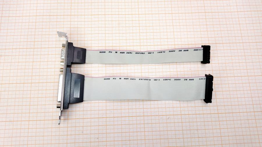 219-171-001 Планка расширения  VGA DB-15 (F) + LPT DB-25 (F) #3