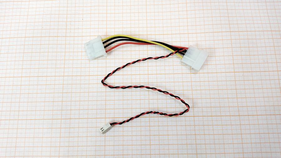 219-180-001 Переходник питания  Molex (F) - Molex (M) + 2-Pin (F) #1