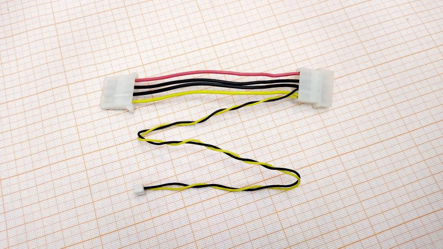 219-181-001 Переходник питания  Molex (F) - Molex (M) + 3-Pin (F) #1