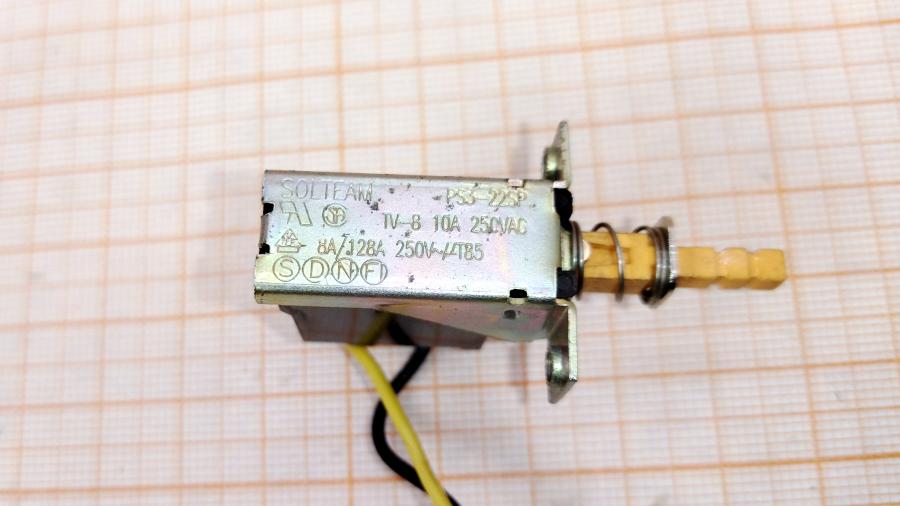 219-187-001 Выключатель кнопочный с фиксацией  SOLTEAM PS3-22SP #4