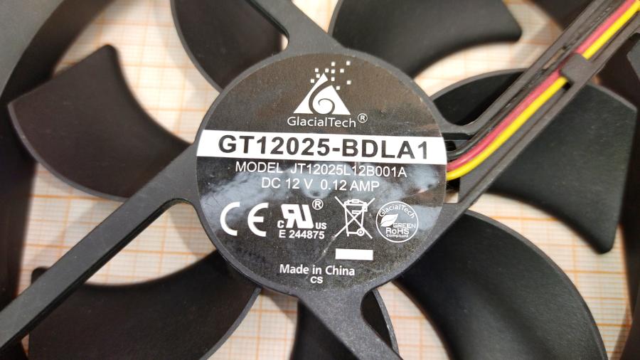 218-256-001 Вентилятор GLACIAL TECH GT12025-BDLA1 #3