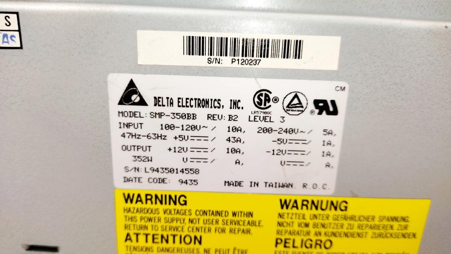219-210-001 Блок питания AT DELTA SMP-350BB #3