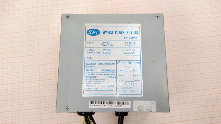 219-214-001 Блок питания AT SPI SP-200A1 #2