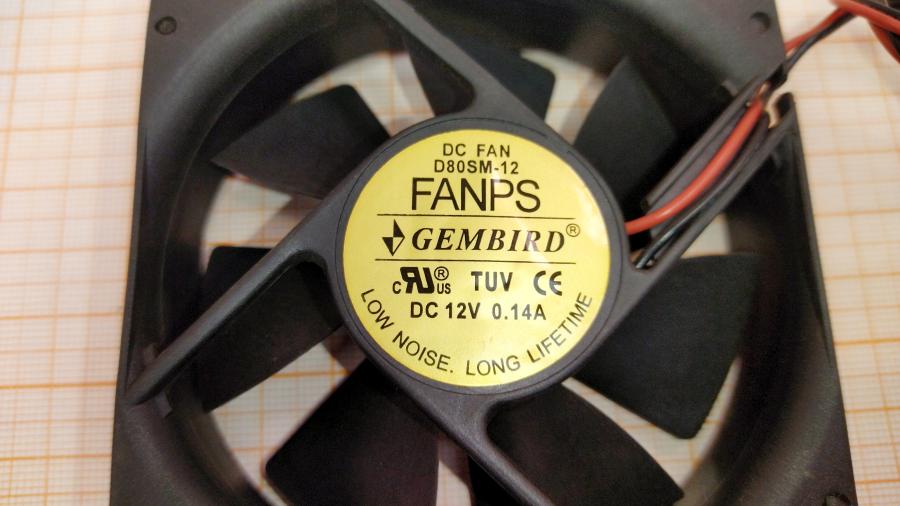 219-226-001 Вентилятор GEMBIRD D80SM-12 #2