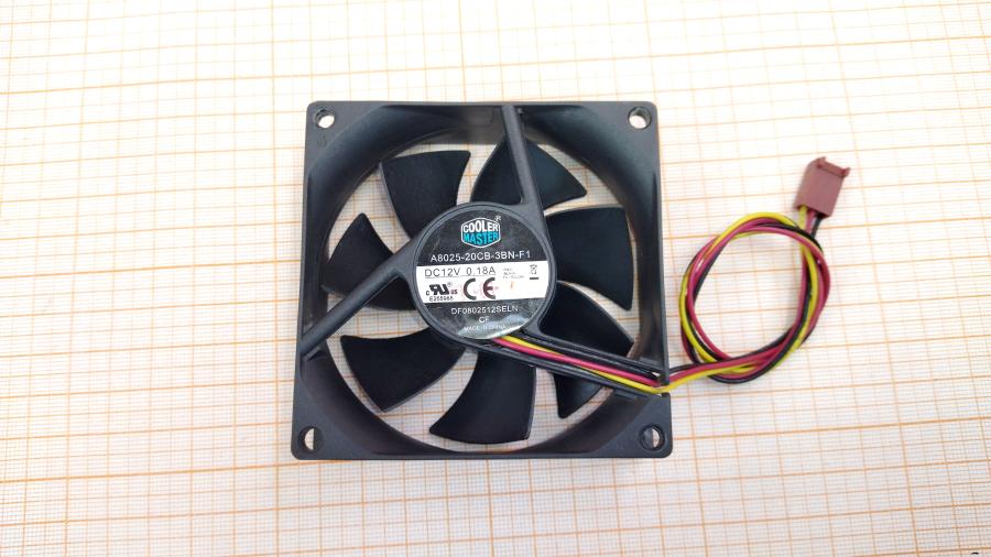 219-230-001 Вентилятор COOLER MASTER A8025-20CB-3BN-F1 #1
