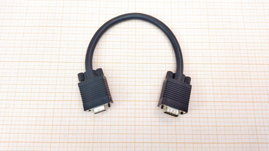 219-252-001 Кабель SVGA 15M/15M  DB15M - DB15F 0.3m #1