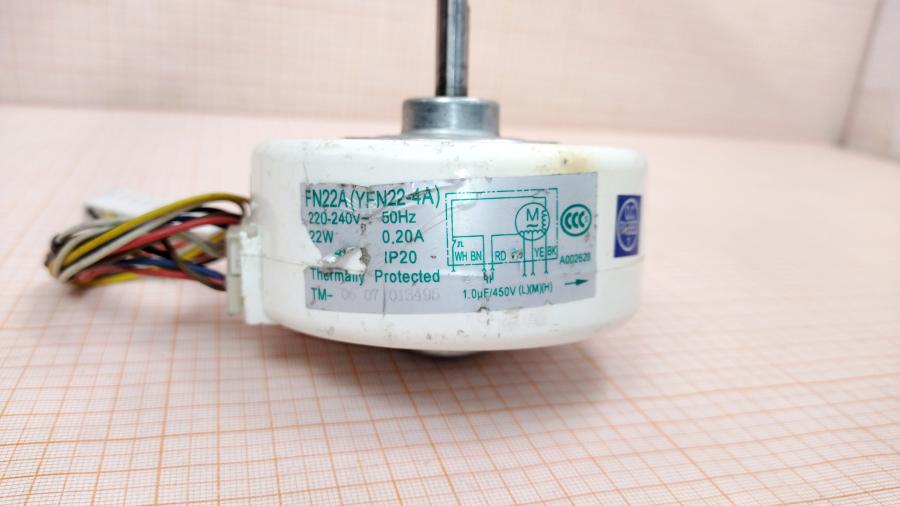 111-369-002 Электродвигатель для кондиционера  FN22A (YFN22-4A) #2