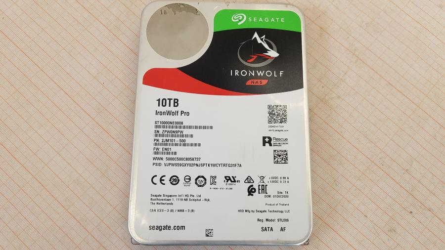 222-014-001 HDD 3.5" SATA SEAGATE IronWolf Pro ST10000NE0008 #2