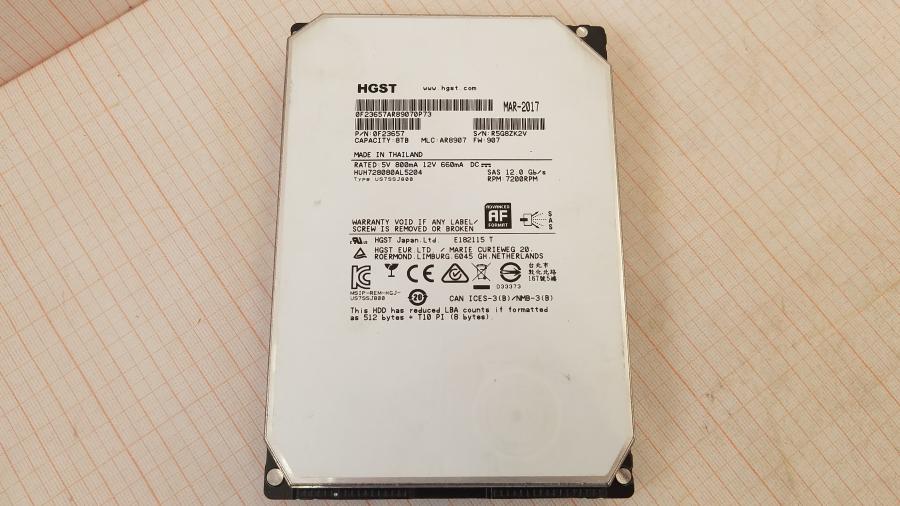 222-022-001 HDD 3.5" SAS HGST HUH728080AL5204 #2