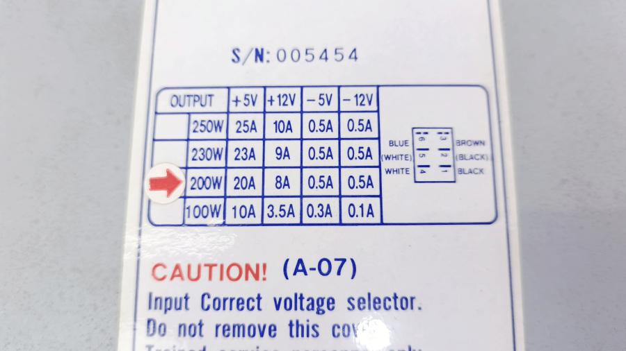 219-260-001 Блок питания AT  A-07 #3