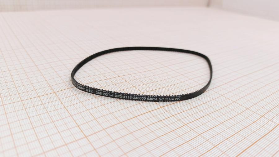 190-074-001 Ремень зубчатый для печатной техники GATES 366-2GT-4 XF2-4118-340000 03014 #1
