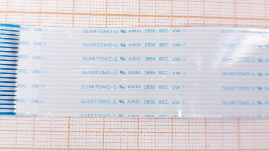 219-263-001 Шлейф  SUMITOMO-G FFC / Type A / 20-Pin / Шаг 1.0мм / 100 мм #3