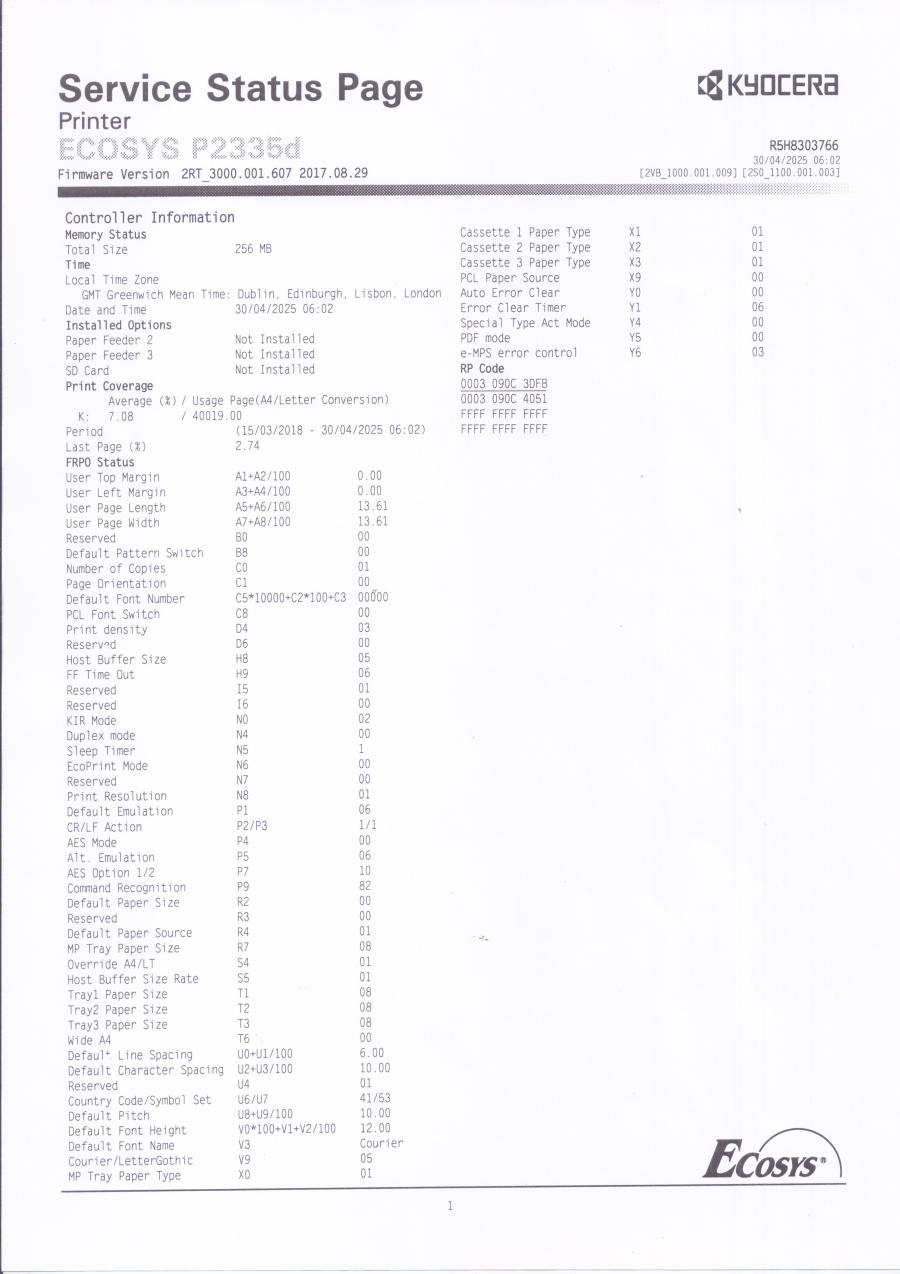 223-004-001 Принтер KYOCERA Ecosys P2335d #33