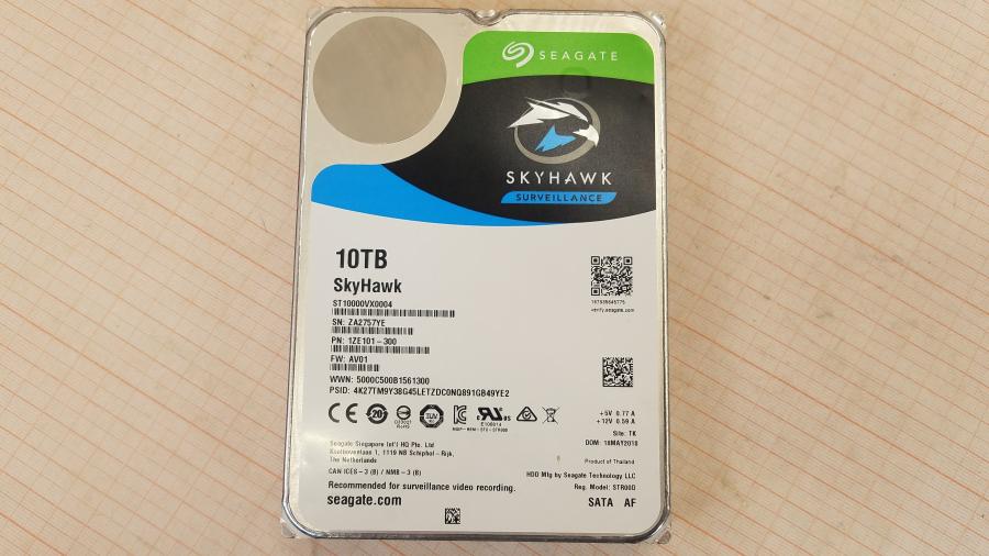 222-026-001 HDD 3.5" SATA SEAGATE SkyHawk Surveillance ST10000VX0004 #2