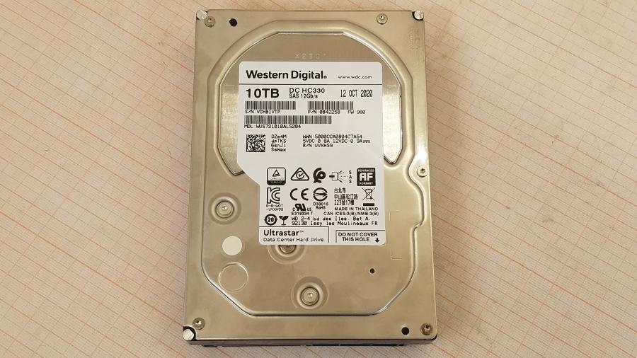 222-030-001 HDD 3.5" SAS Western Digital  Ultrastar DC HC330 WUS721010AL5204 #2