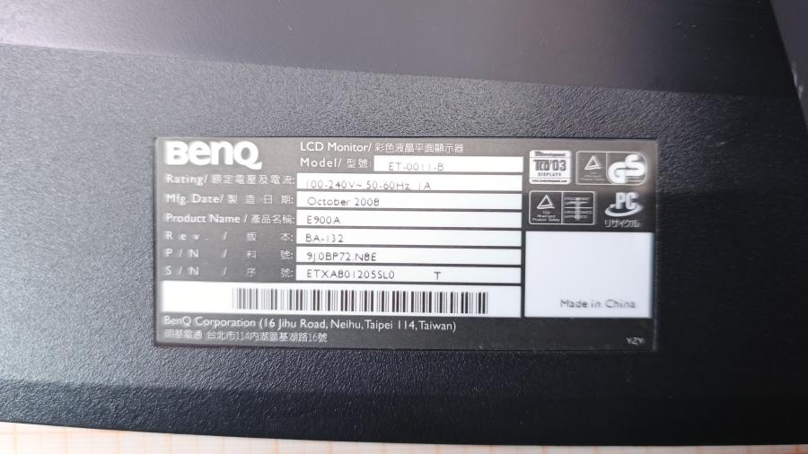 223-036-004 Монитор ЖК BENQ E900A #9