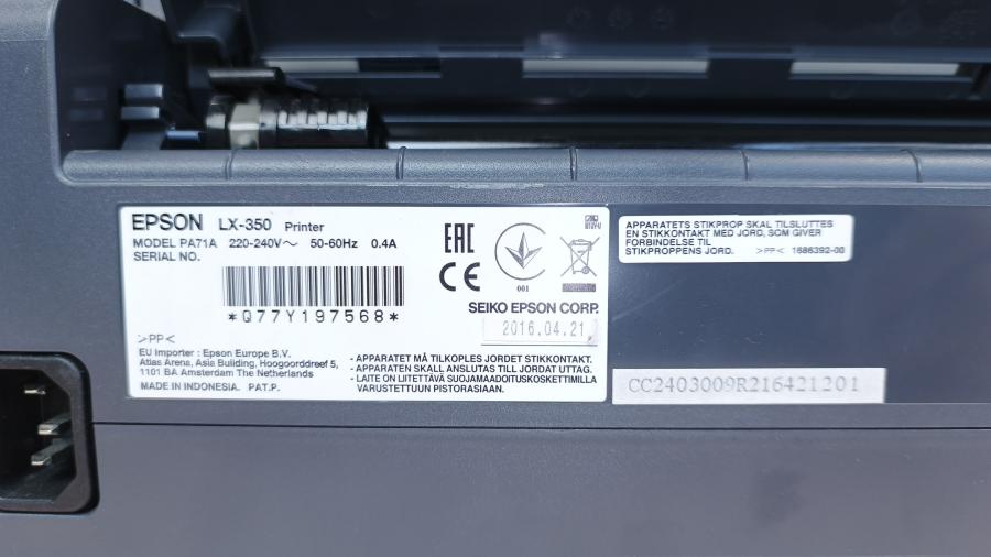 223-044-002 Принтер EPSON LX-350 #15