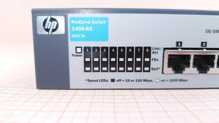 223-046-001 Коммутатор неуправляемый HP ProCurve 1400-8G #3