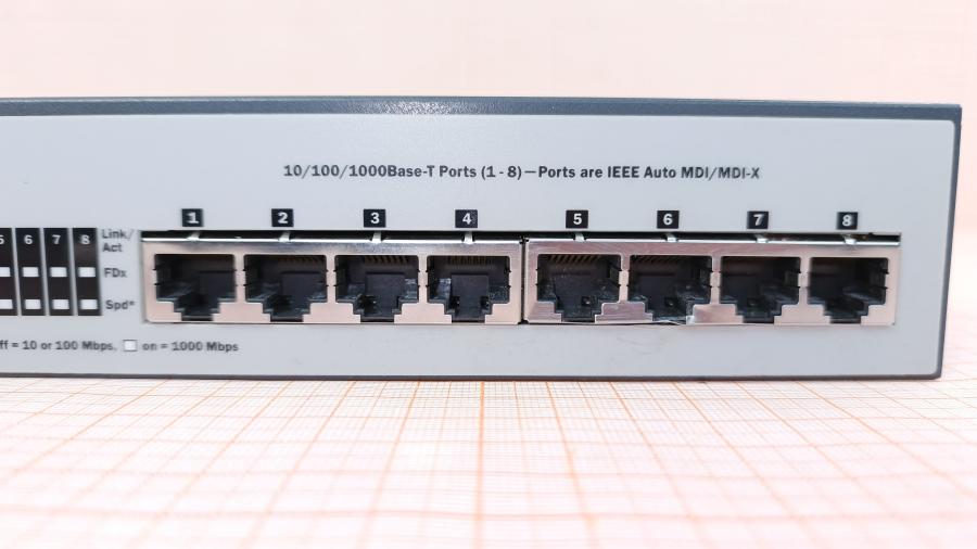 223-046-001 Коммутатор неуправляемый HP ProCurve 1400-8G #4