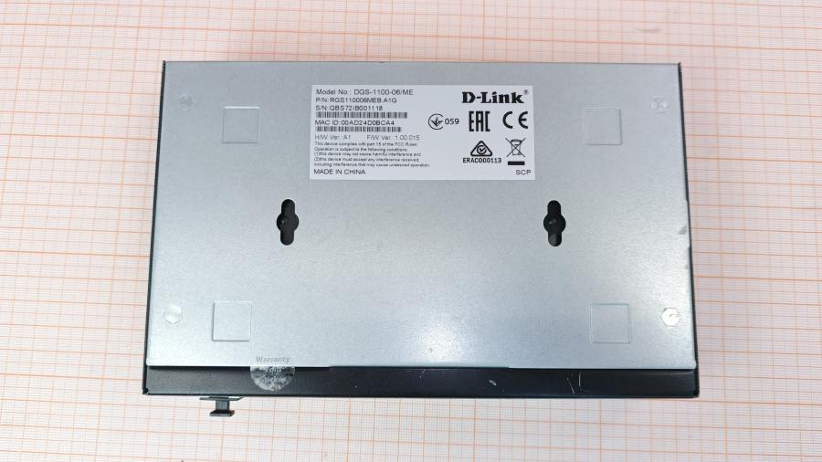 223-051-001 Коммутатор управляемый D-LINK DGS-1100-06/ME #9